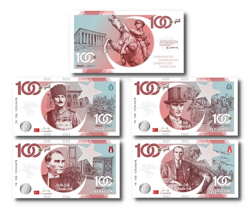 Cumhuriyet’in Asırlık Öyküsü Bu Hatıra Banknotlarda Somutlaşıyor 