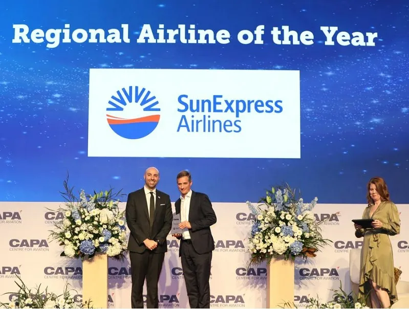 SunExpress’e ‘Yılın Bölgesel Hava Yolu’ Ödülü 