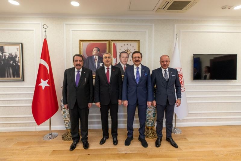 Bakan Işıkhan, TOBB Başkanı Rıfat Hisarcıklıoğlu’nu Kabul Etti