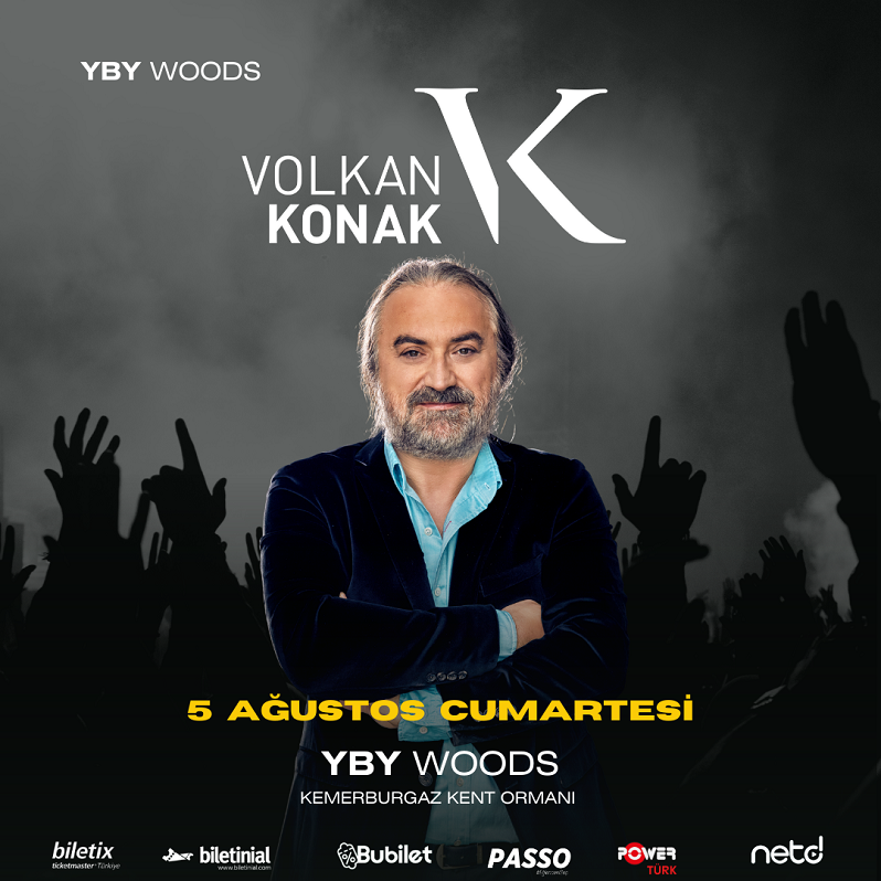 Kuzeyin Oğlu Volkan Konak İstanbul’un En Büyük Sahnesi YBY Woods’ta