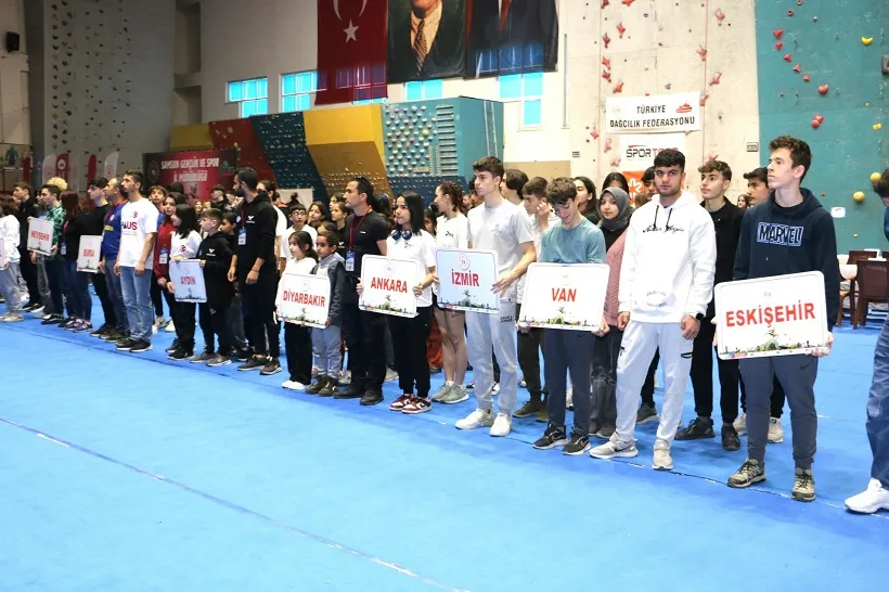 Spor Tırmanış Küçükler, Gençler Lider Türkiye Şampiyonası başladı