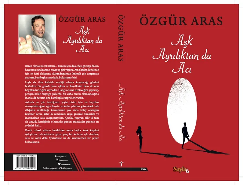 ÖZGÜR ARAS’IN SON ROMANI; “AŞK AYRILIKTAN DA ACI” RAFLARDA YERİNİ ALDI