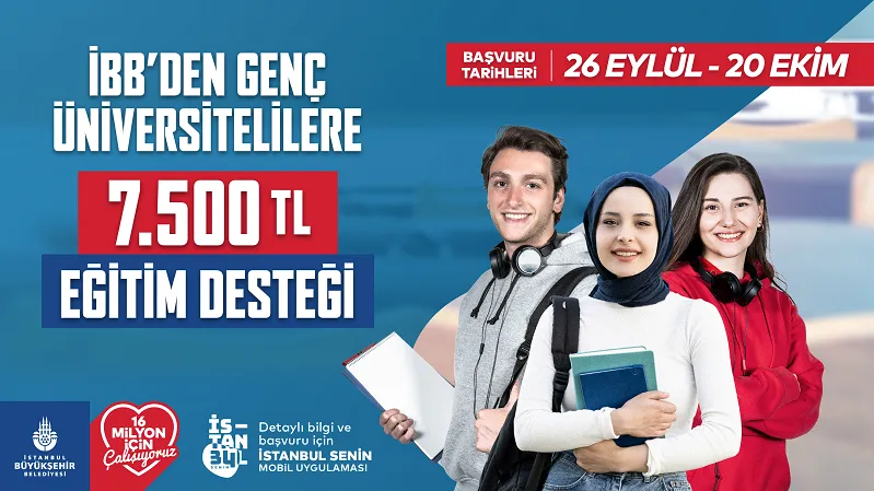 ‘GENÇ ÜNİVERSİTELİ DESTEĞİ’ 7 BİN 500 TL’YE YÜKSELDİ