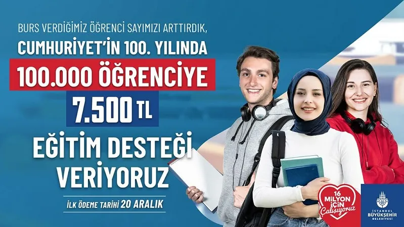 CUMHURİYET’İN 100. YILINDA 100 BİN ÖĞRENCİYE EĞİTİM DESTEĞİ