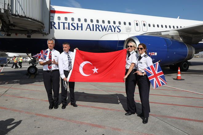 Sabiha Gökçen Havalimanı’ndan British Airways ile Londra uçuşları başladı