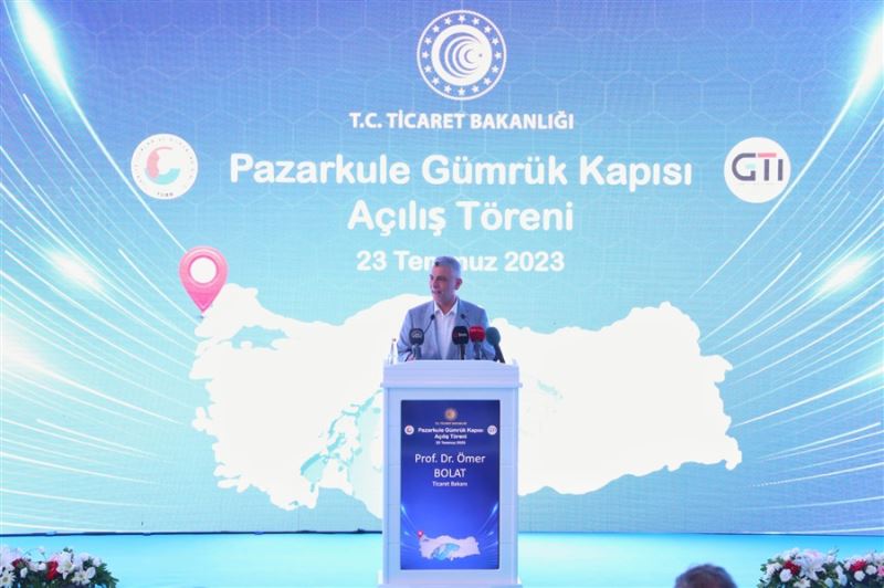 Ticaret Bakanı Bolat Modernize Edilen Pazarkule Sınır Kapısı