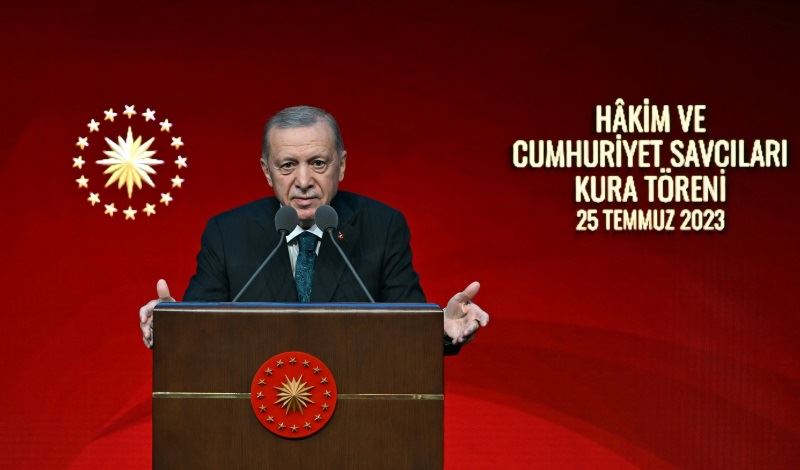 CUMHURBAŞKANI RECEP TAYYİP ERDOĞAN, HAKİM VE SAVCI KURA TÖRENİ