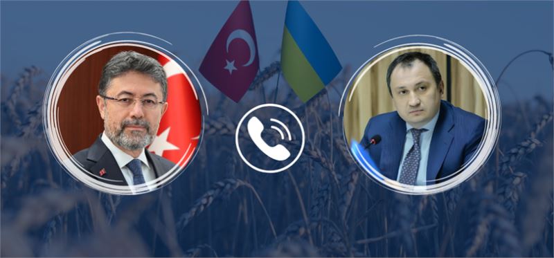 TARIM VE ORMAN BAKANI YUMAKLI, UKRAYNALI MEVKİDAŞI SOLSKYİ İLE TELEFONDA GÖRÜŞTÜ