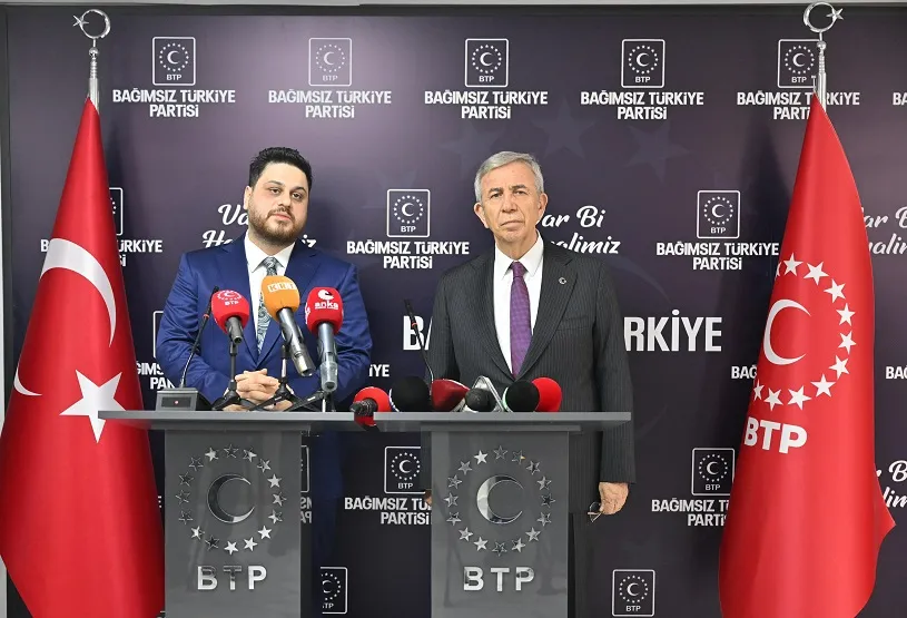 Ankara Büyükşehir Belediye Başkanı Mansur Yavaş Bağımsız Türkiye Partisi (BTP) Genel Başkanı Hüseyin Baş’ı ziyaret etti.