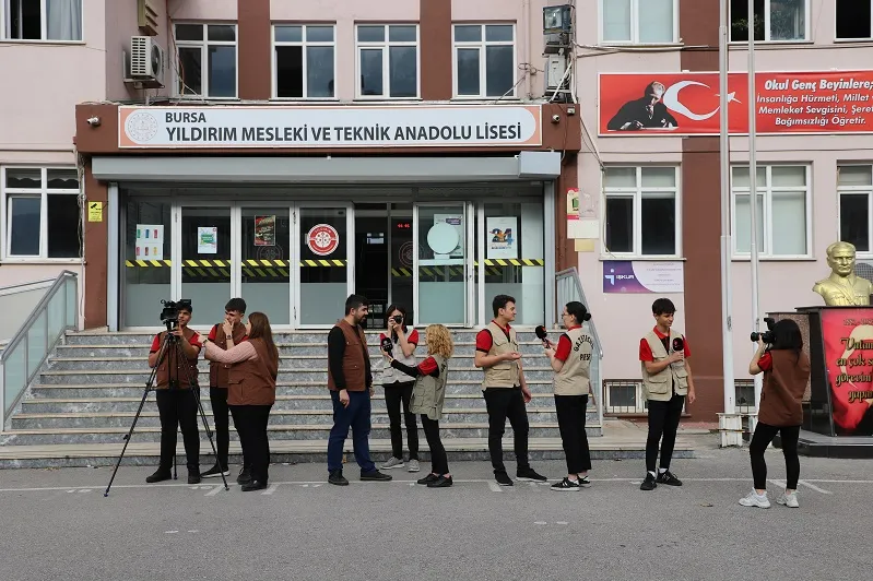 YILDIRIM MTAL ÖĞRENCİLERİNDEN BÜYÜK ATILIM: GENÇ GAZETECİ ADAYLARI KENDİ HABER SİTELERİNİ KURDU