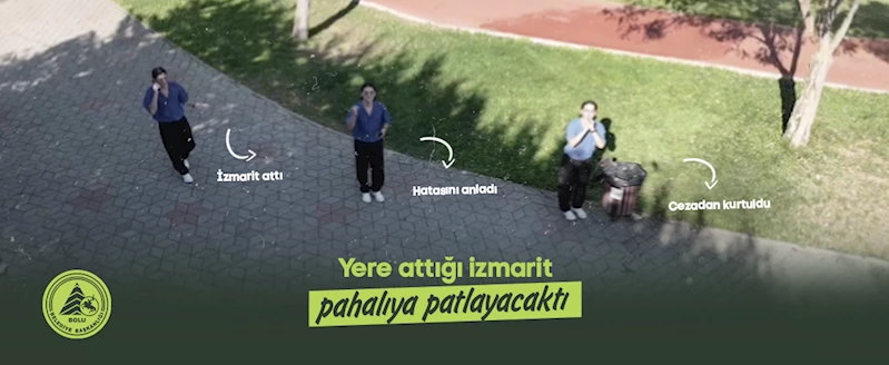 Yere attığı izmarit pahalıya patlayacaktı