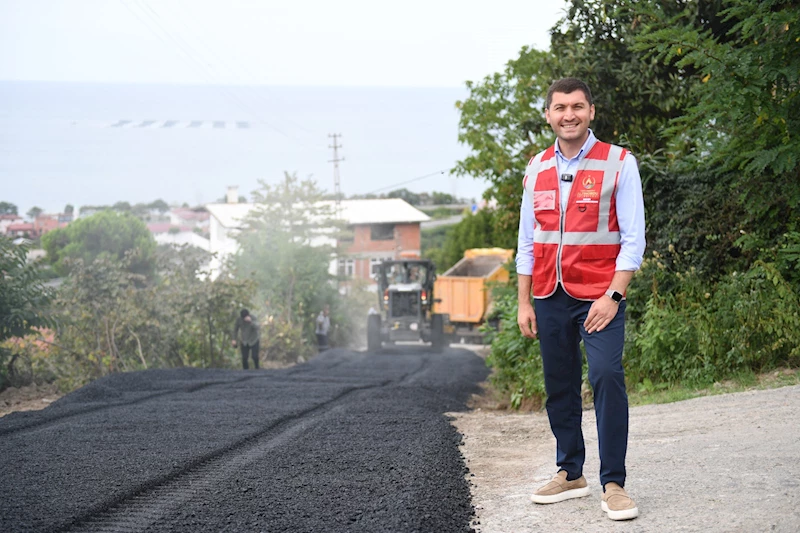 BOZTEPE’YE ULAŞIM SAĞLAYAN ALTERNATİF YOLDA ASFALT KONFORU