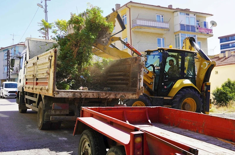 Keçiören’de mıntıka temizliği