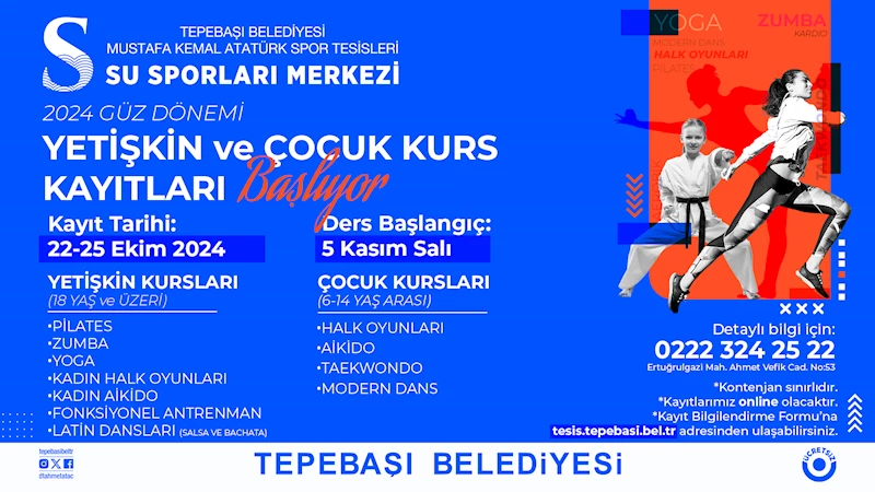 GÜZ DÖNEMİ KURS BAŞVURULARI BAŞLIYOR