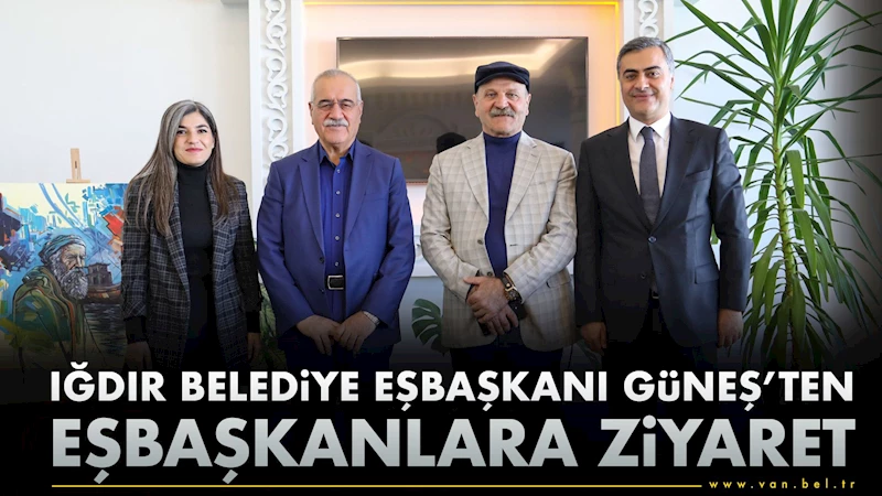 Iğdır Belediye Eşbaşkanı Güneş’ten Eşbaşkanlara ziyaret