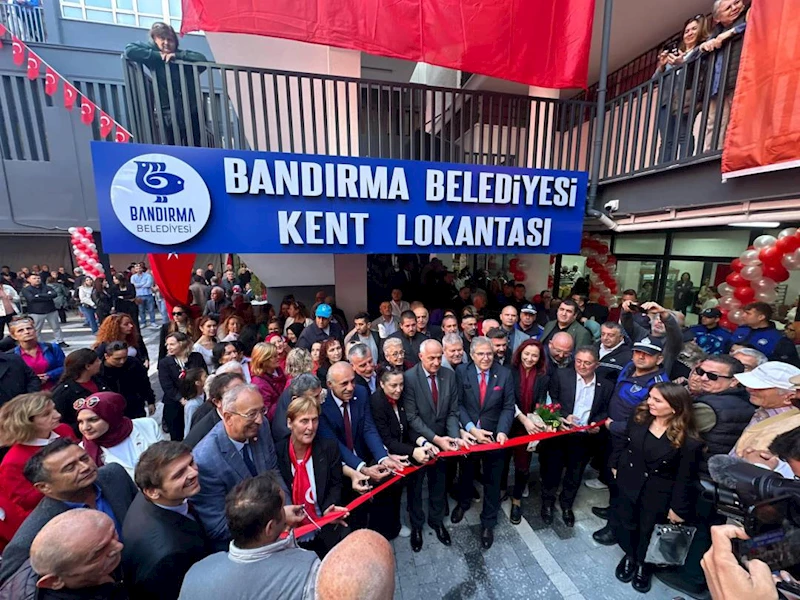 Bandırma Belediyesi 2. Kent Lokantası Hizmete Açıldı