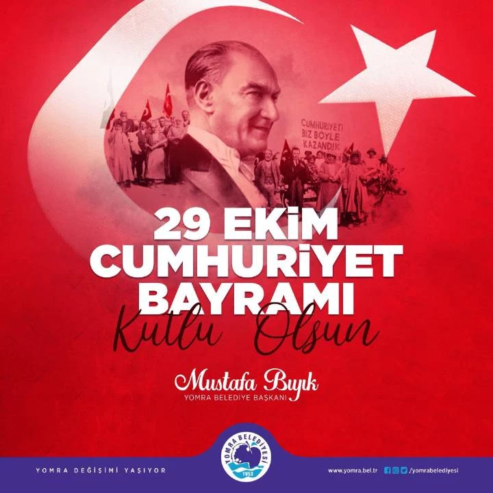 29 EKİM CUMHURİYET BAYRAMIMIZ KUTLU OLSUN