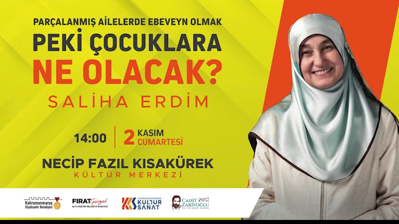 Aile Danışmanı Erdim, Ebeveyn - Çocuk İlişkisini Anlatacak