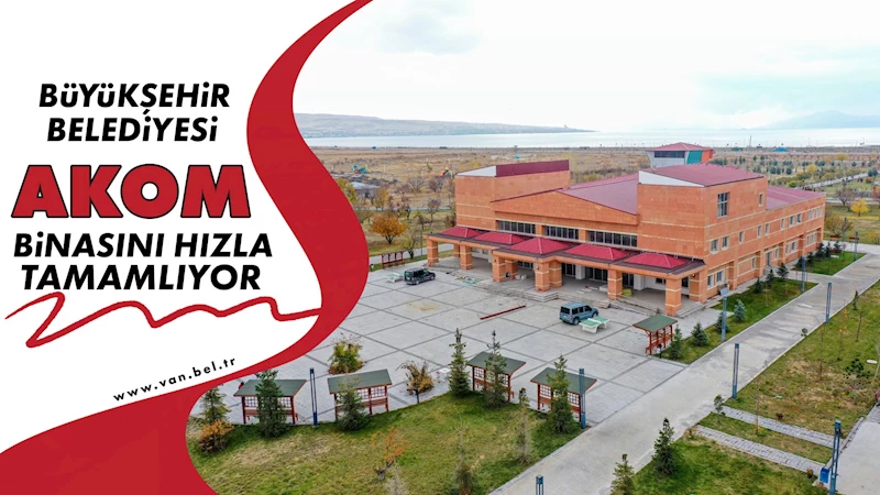 Büyükşehir Belediyesi AKOM binasını hızla tamamlıyor