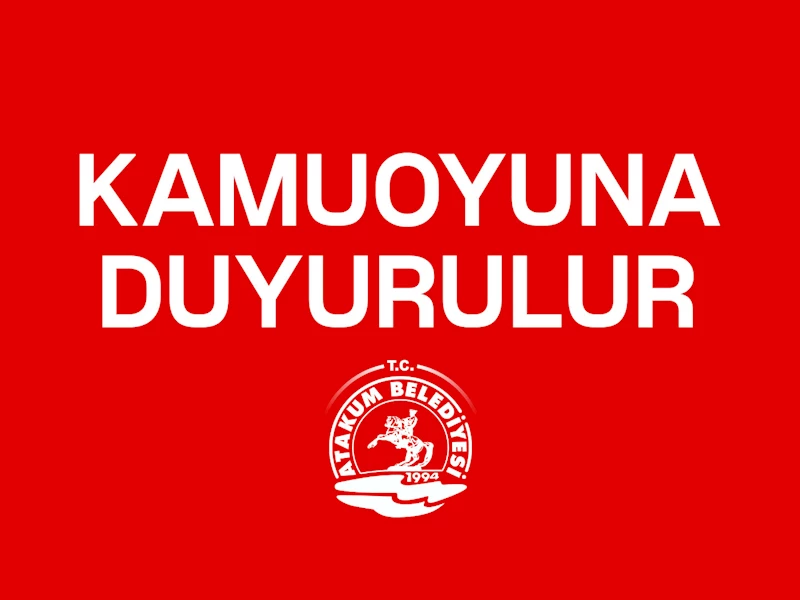 Kamuoyu duyurusu