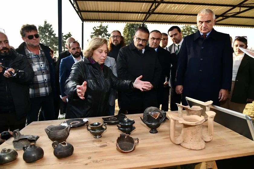 Heraion Teikhos Antik Kenti Kazı Evine Bakan Mehmet Nuri Ersoy’dan Önemli Ziyaret