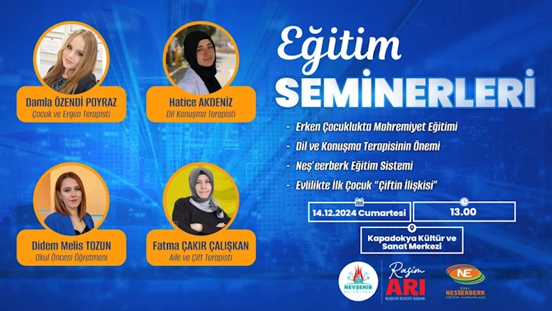 Nevşehir Belediyesi Eğitim Seminerleri Düzenlenecek