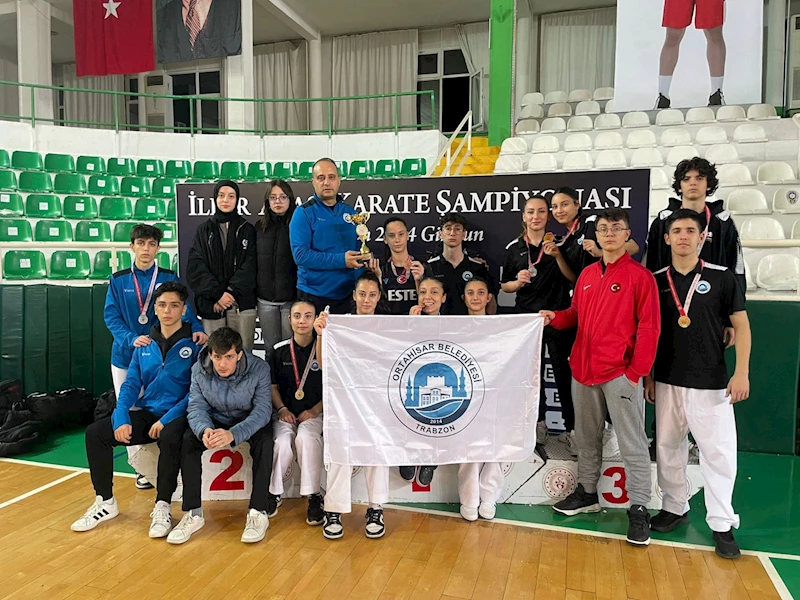 Ortahisar Belediyesi Karate Takımı, şampiyon oldu