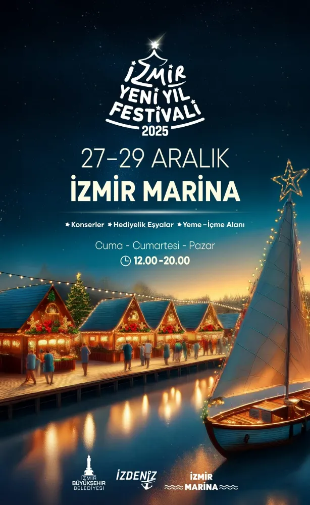 Yeni yıl heyecanı İzmir Marina’da