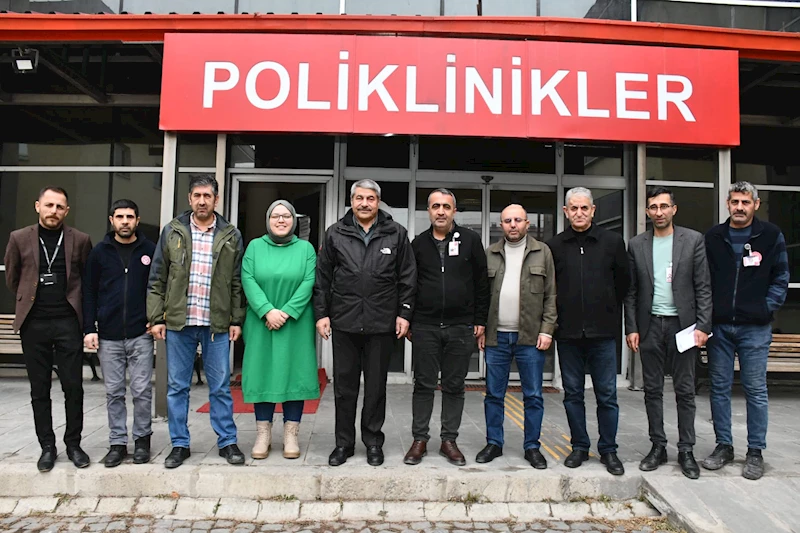 Patnos Belediye Başkanı Taşkın, ADSM’yi Ziyaret Ederek Sağlık Çalışanlarını Ziyaret Etti