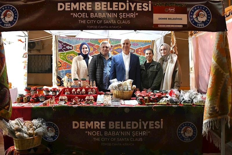 Demre Belediyesi 14. Alanya Uluslarası Noel Pazarı’nda