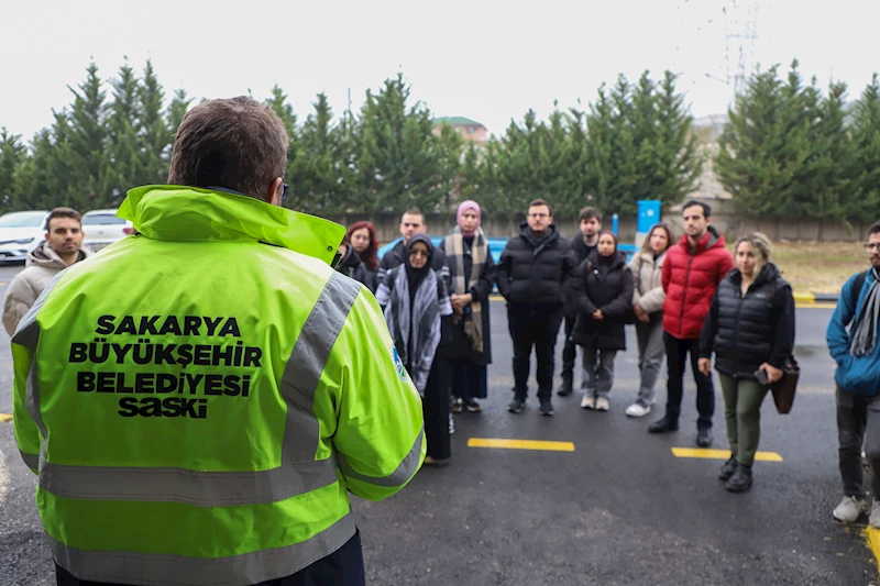 Doktor adayları arıtma tesislerine hayran kaldı: “Burada çok büyük emek var”