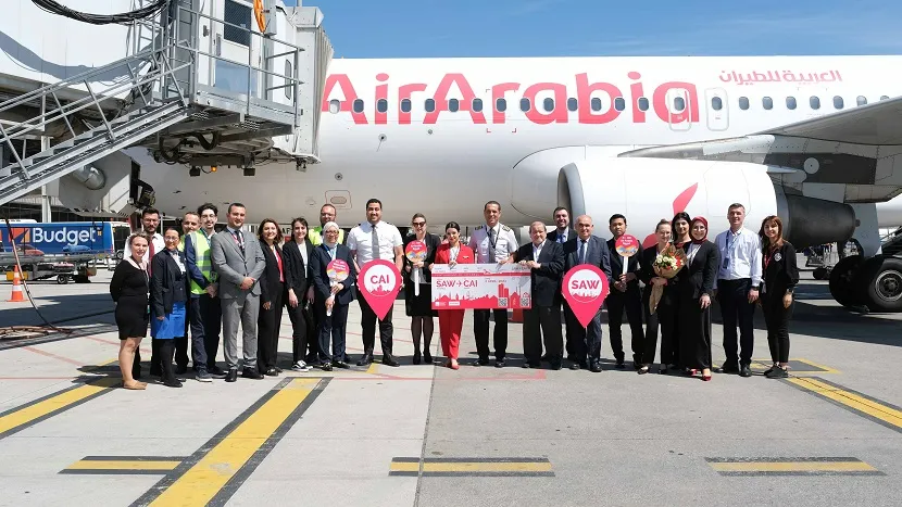 Sabiha Gökçen’den Air Arabia Egypt ile Kahire uçuşları başladı