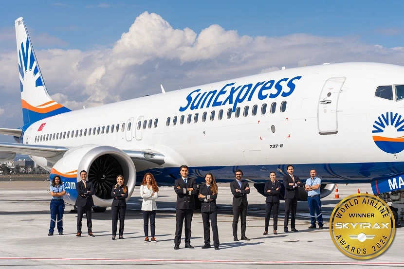 SunExpress, bu yıl da ‘Avrupa’nın En İyi Tatil Hava Yolu’ seçildi