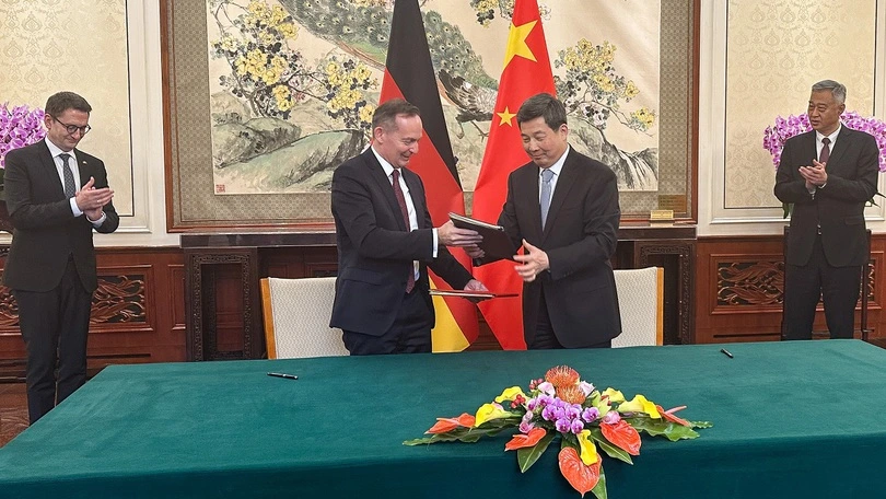 Çin ve Almanya, veri transferi için anlaşma imzaladı 