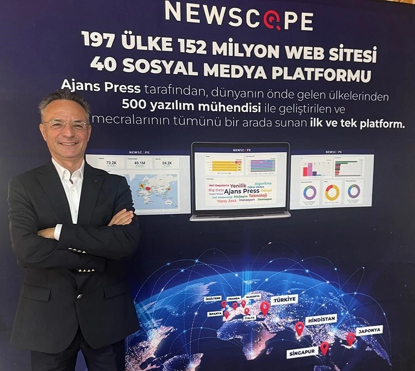 AJANS PRESS TEKNOLOJİ, NEWSCOPE İLE TÜM DÜNYANIN NABZINI TUTUYOR