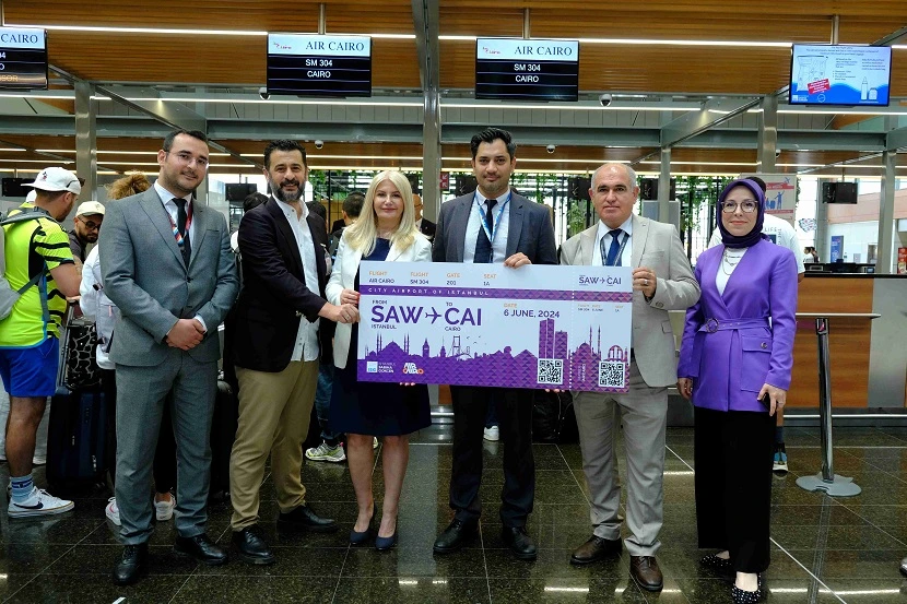 Air Cairo Sabiha Gökçen Havalimanı’na uçuş başlattı
