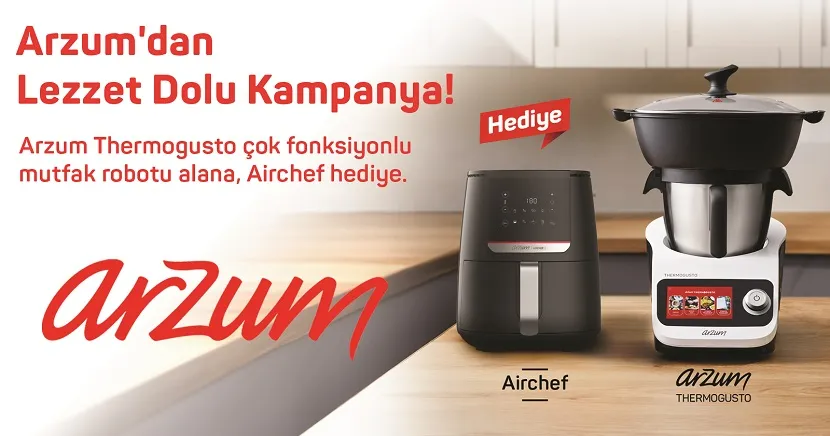 Arzum’dan lezzet dolu kampanya Arzum Thermogusto alana Airchef hediye