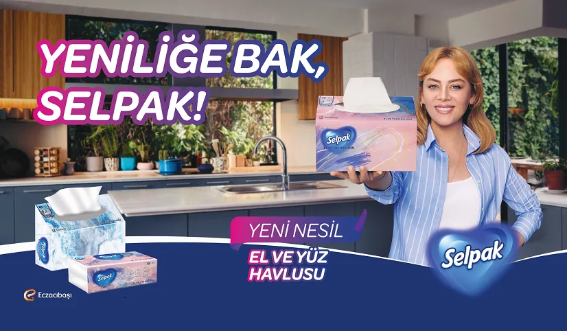    Selpak’tan Demet Evgar’lı Reklam Filmi: Yeniliğe Bak, Selpak!