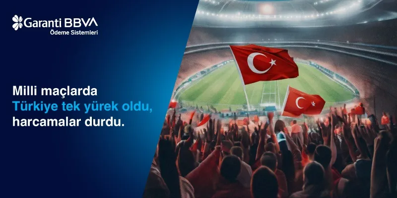 Milli maçlarda Türkiye tek yürek oldu, harcamalar durdu