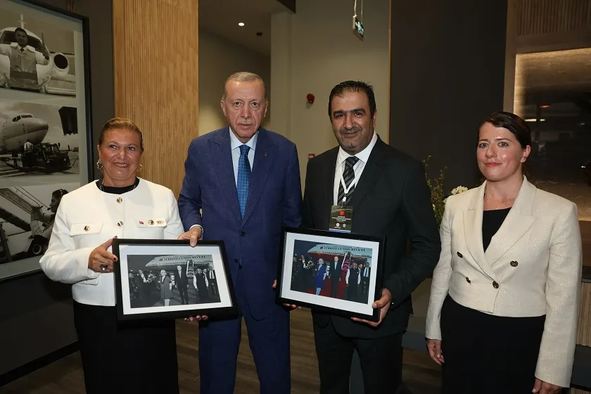 Cumhurbaşkanı Erdoğan, Çukurova Havalimanı’nda Çelebi Platinum Lounge