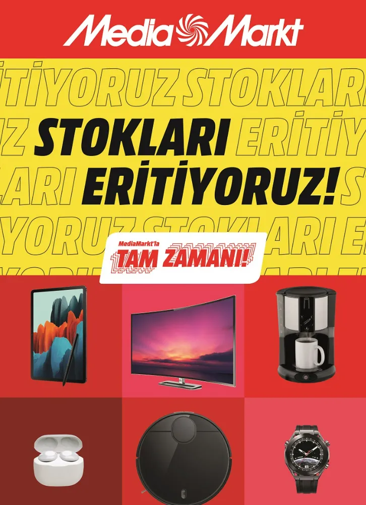  MediaMarkt’ın “Stokları Eritiyoruz” kampanyasında son gün 19 Ağustos 