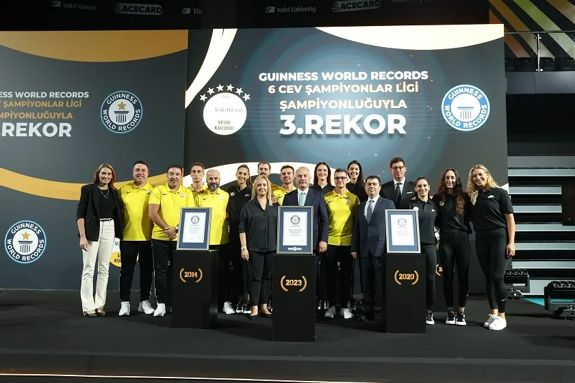 VakıfBank 3. kez Guinness Dünya Rekorları’na girdi