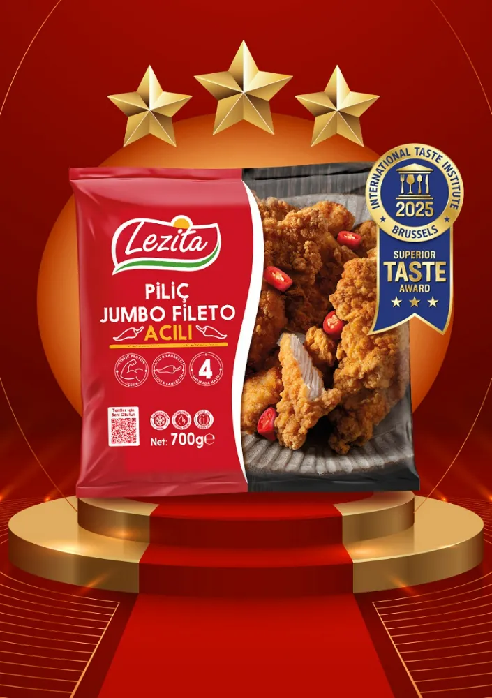 Lezita’nın Acılı Jumbo Fileto ürününe Superior Taste Award’dan “Lezzet Ödülü”