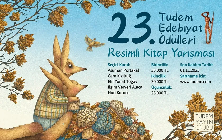 23. Tudem Edebiyat Ödülleri için başvurular açılıyor!