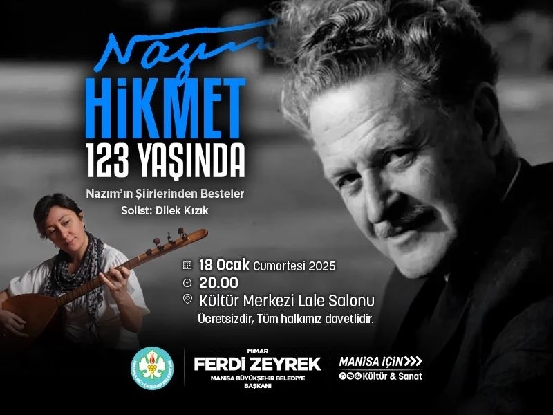 Nazım Hikmet 123 Yaşında