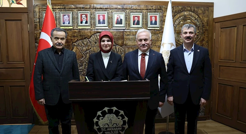 Aile ve Sosyal Hizmetler Bakanımız Mahinur Özdemir Göktaş, Aksaray